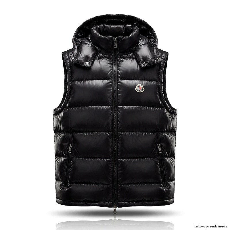 Moncler Black Trendy and Cool Down Vest
