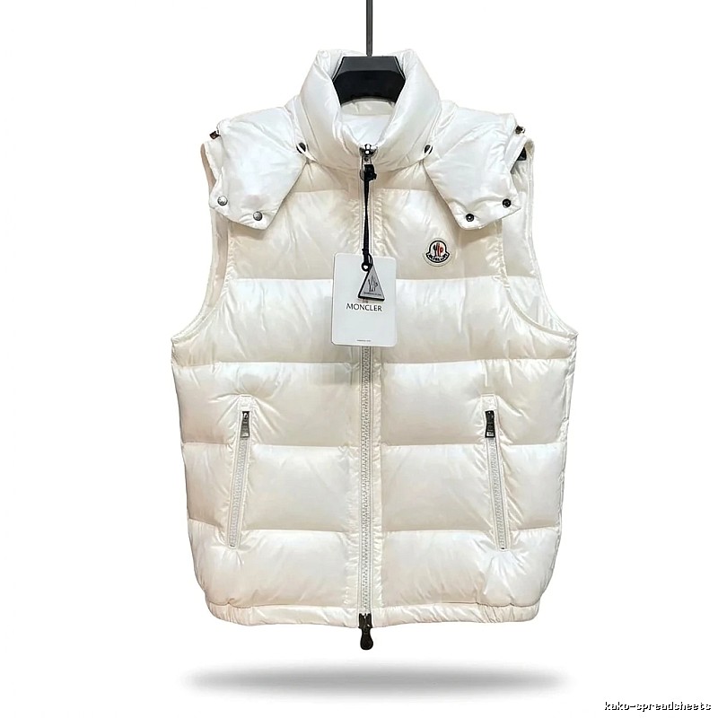 Moncler Fashionable White Down Vest