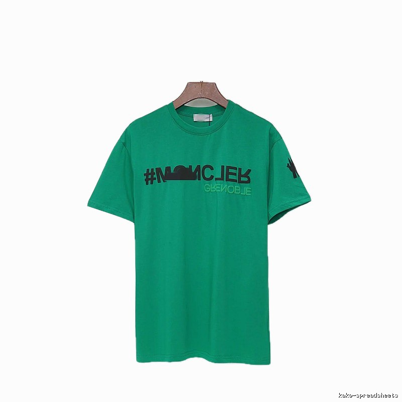 Moncler Grenoble Trendy Green Short-sleeve T-shirt