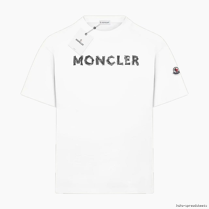 Moncler Simple and Fashionable White T-shirt