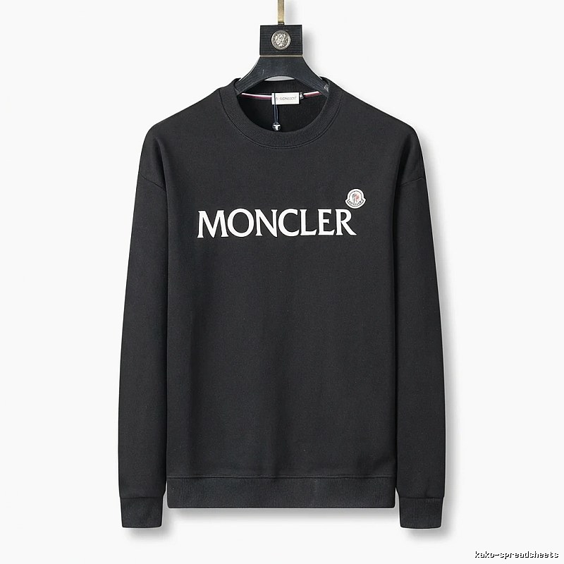 Moncler simple-style black sweatshirt