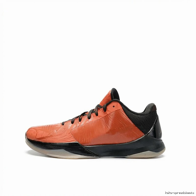 Nike basketball shoes, orange and black trendy and cool style