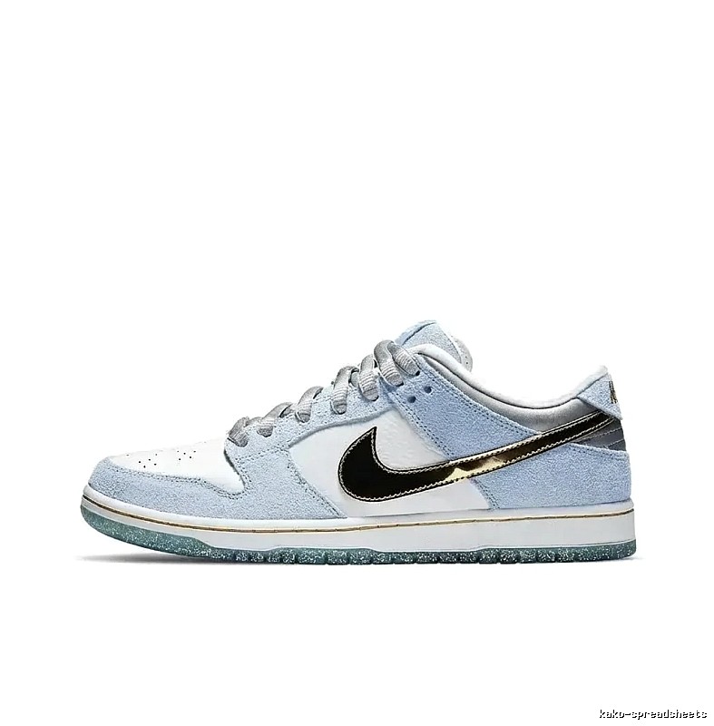 Nike Dunk Low Fresh Blue and White Shoes