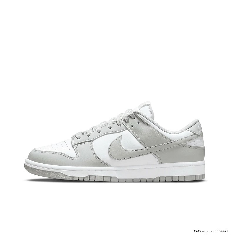 Nike Dunk simple style gray and white shoes
