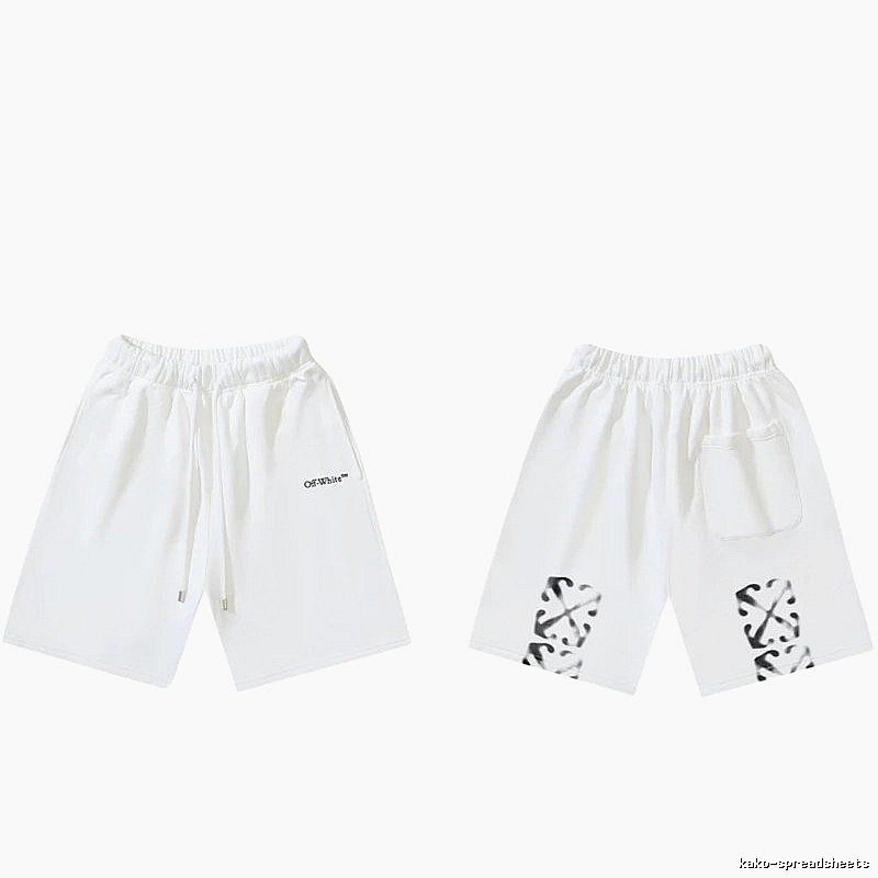 Off-White trendy and cool style white shorts