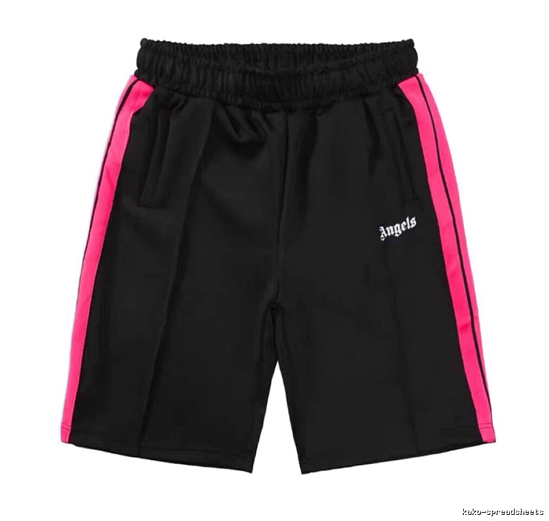 Palm Angels Easy Match Track shorts Black Side Stripe for Everyday Use