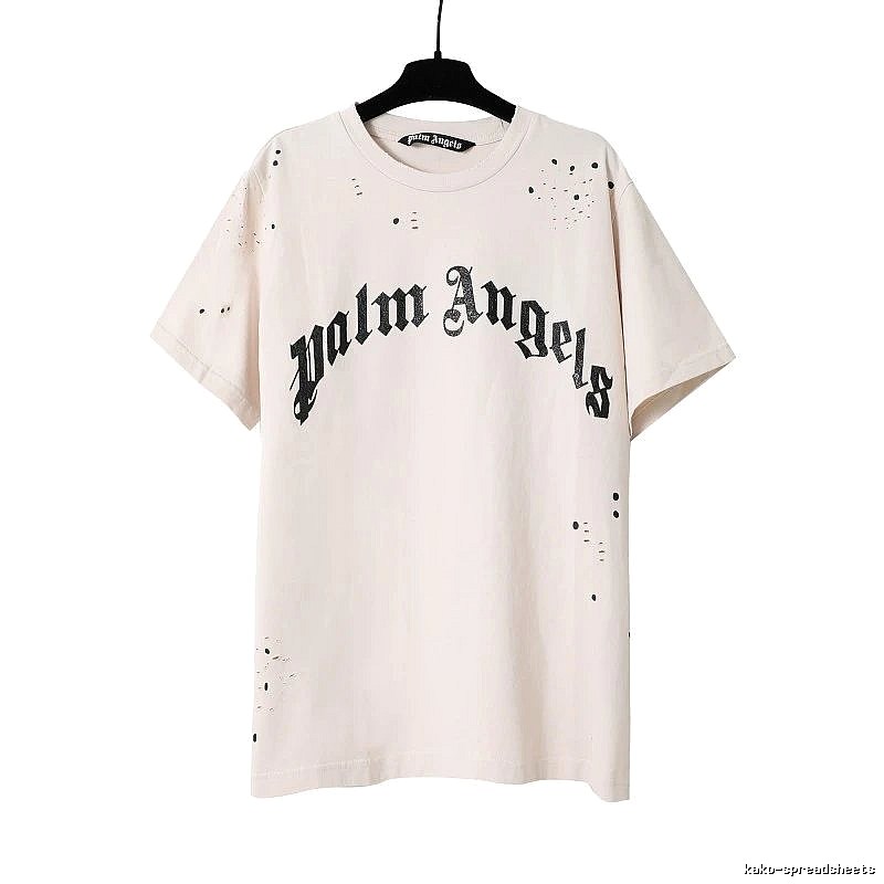 Palm Angels Sport Logo T-shirt White Palm Tree for Warm Weather