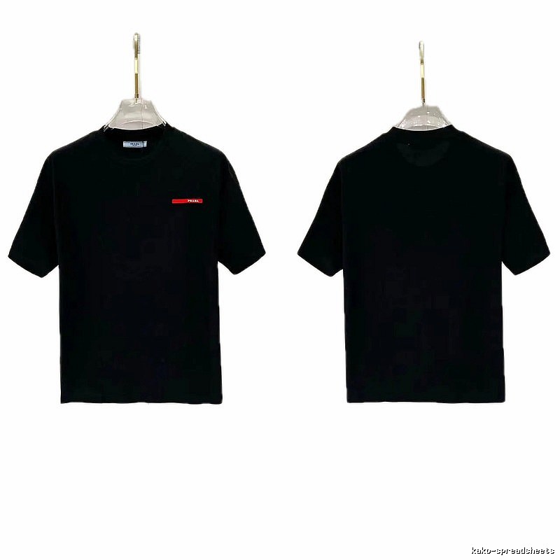 Prada Red Label Minimalist Black Short-sleeve T-shirt