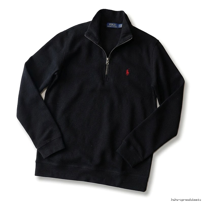 Ralph Lauren classic style black sweatshirt
