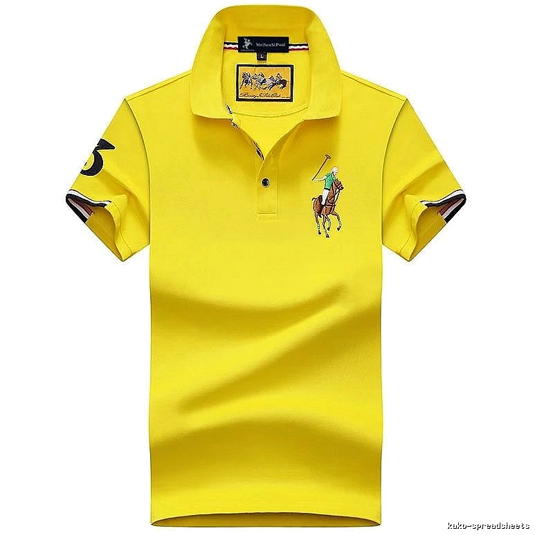 Ralph Lauren Classic Yellow polo shirt Bright Yellow Polo for Daily Styling