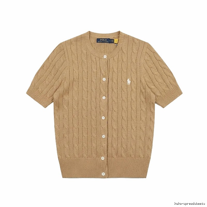 Ralph Lauren Polo Retro Brown Cardigan