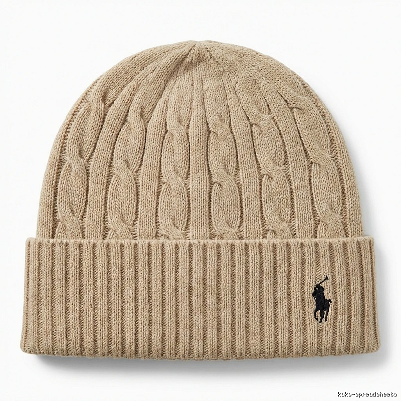 Ralph Lauren Polo retro-style beige hat