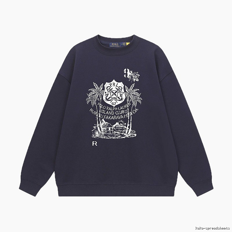 Ralph Lauren Printed Casual Style Sweatshirt