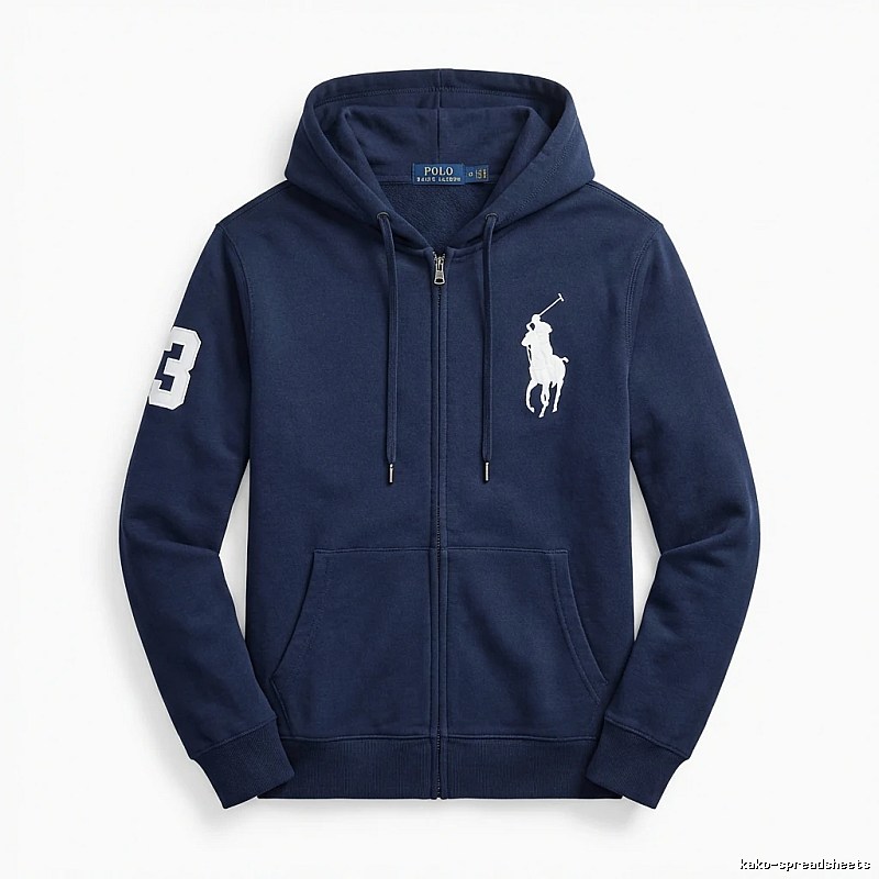Ralph Lauren sporty dark blue hoodie