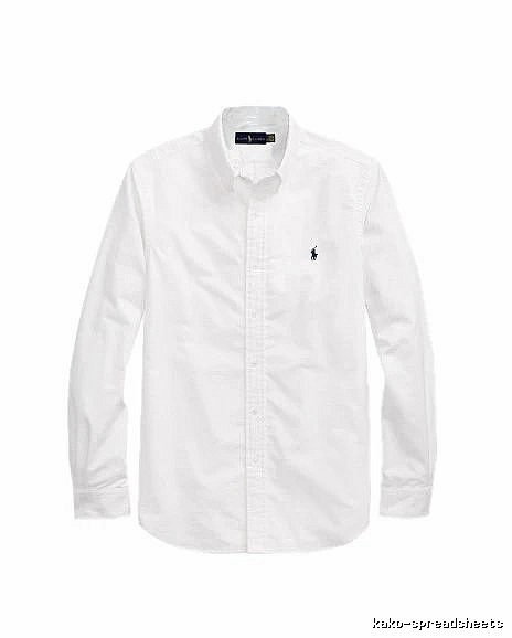 Ralph Lauren White Button-Down Shirt Casual Layering