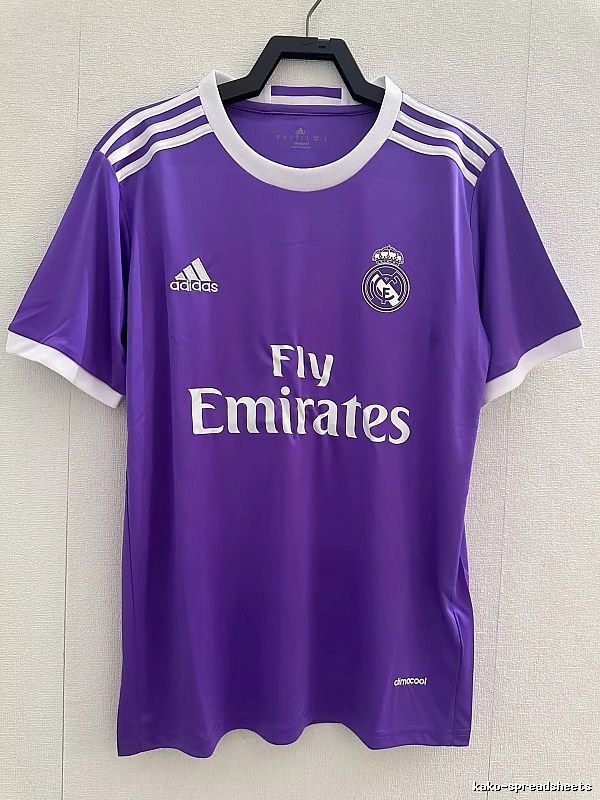 Real Madrid Travel Retro Teka soccer jersey White Retro Football with Soft Visual Tone