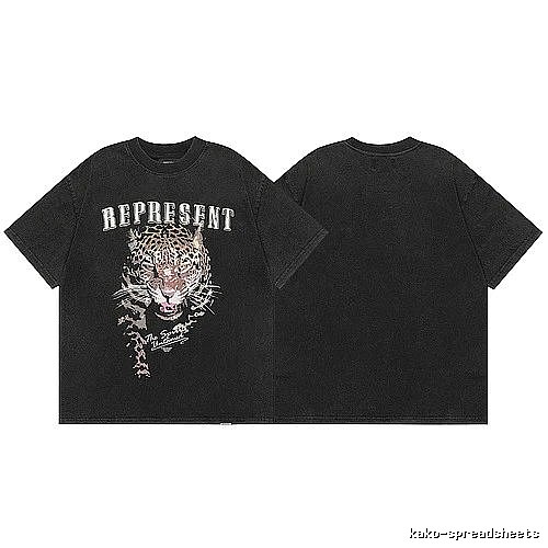 Represent Black Style 821 Owners Club T-Shirt Soft Neutral Logo