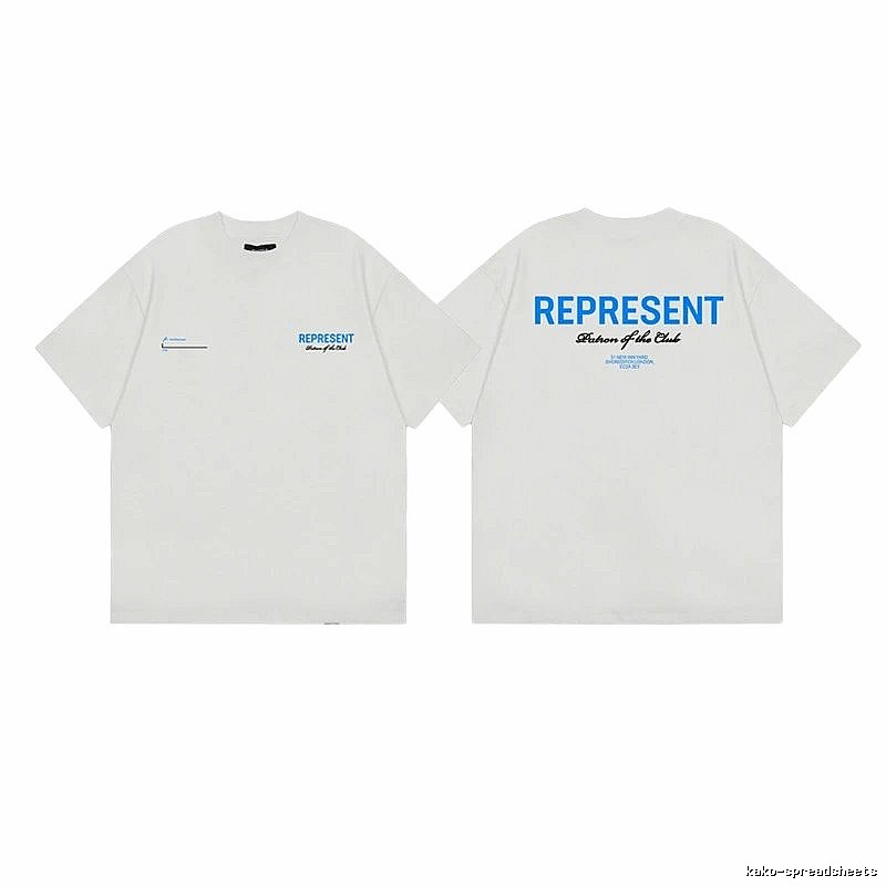 Represent Club High Street Style White T-Shirt