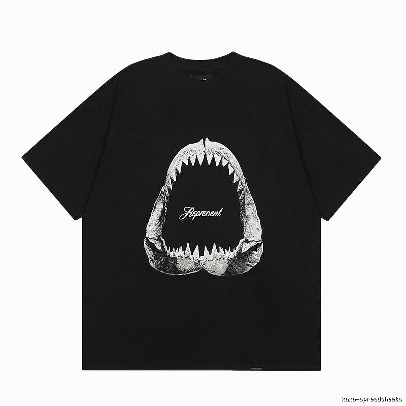 Represent Shark Jaw High Street Black Short Sleeve T-Shirt