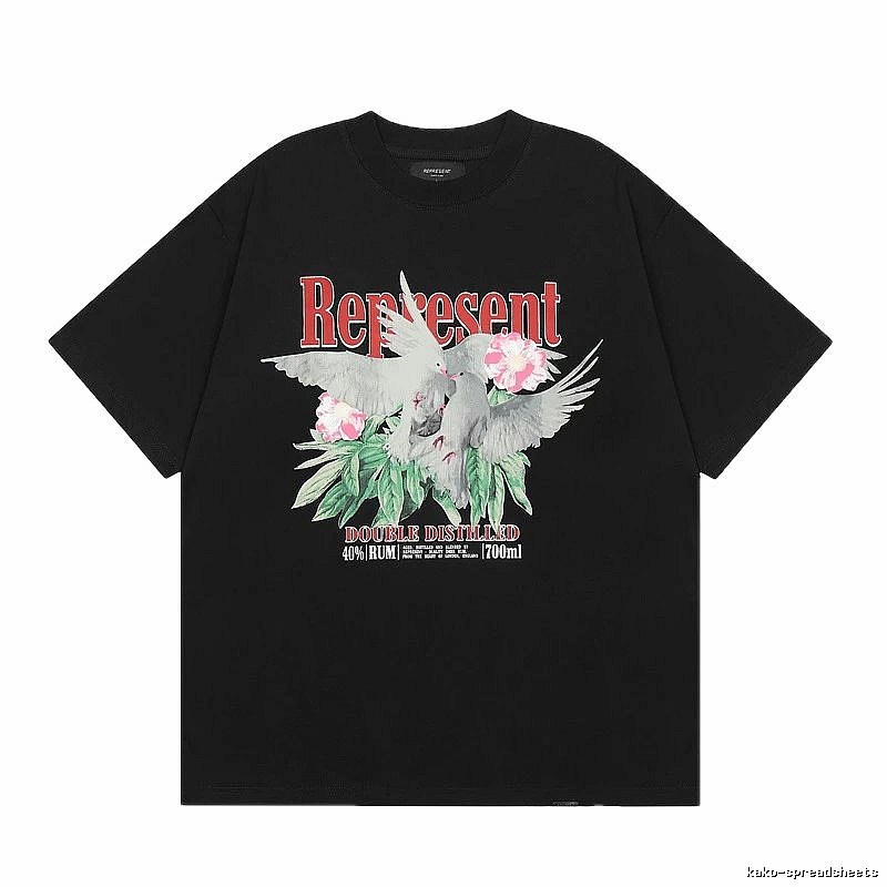 Represent Vintage-style Black Peace Dove T-Shirt