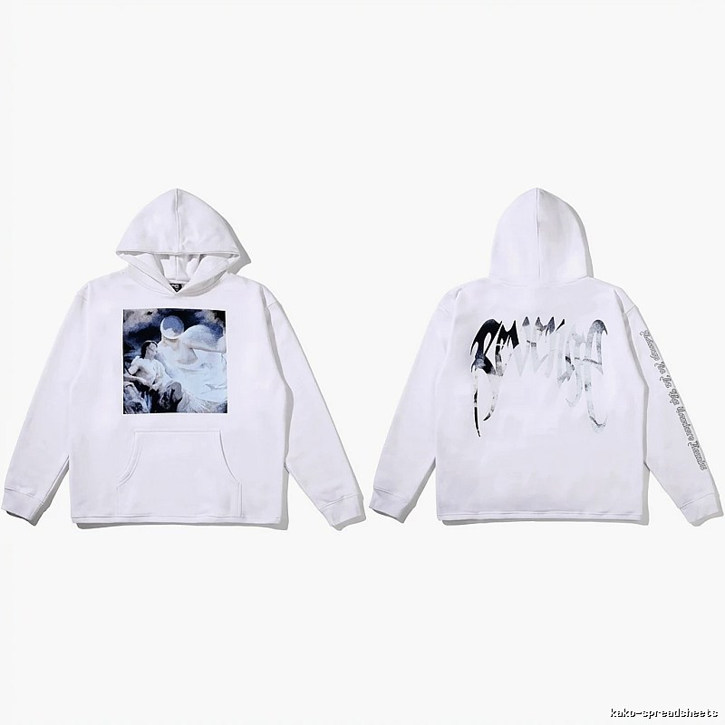 Revenge dark style white hoodie