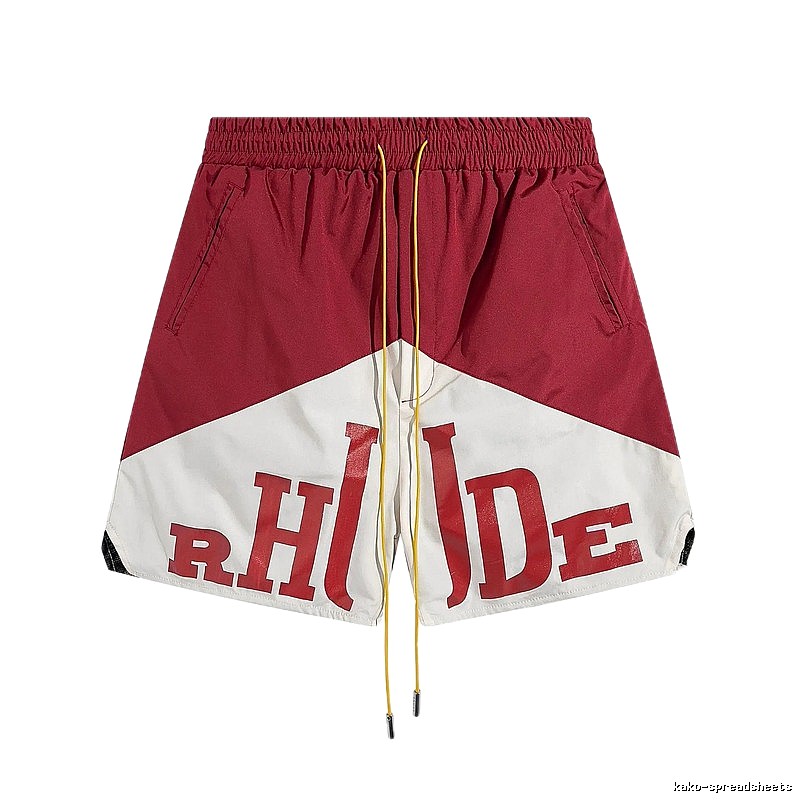 RHUDE Color - Blocking Sports Shorts