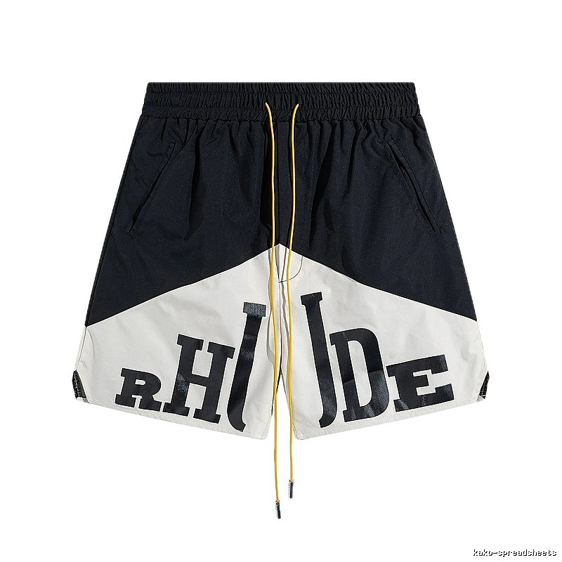 RHUDE Color-blocking Trendy Brand Shorts
