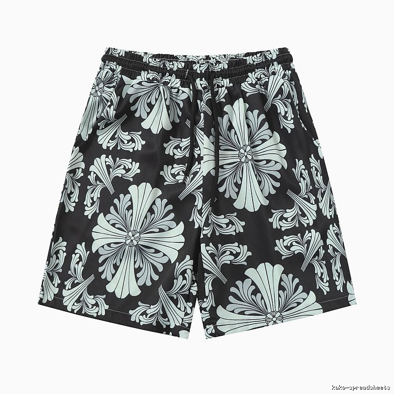 Shorts Styling Black Floral Button Shirt Resort Wear