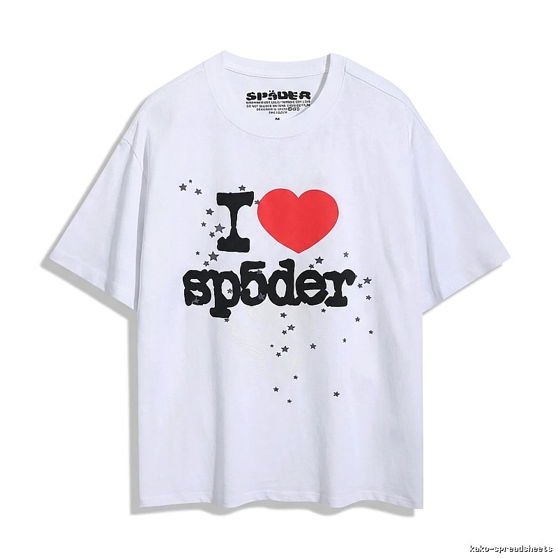 Sp5der Love Star Style White T-shirt