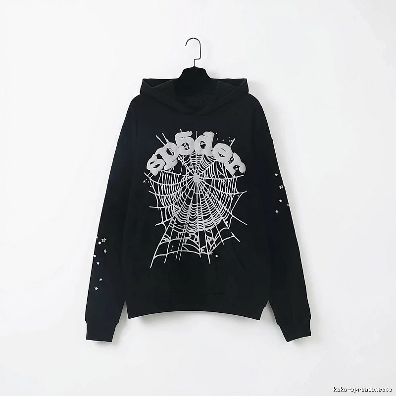 Sp5der Spider Print Black Sweatshirt