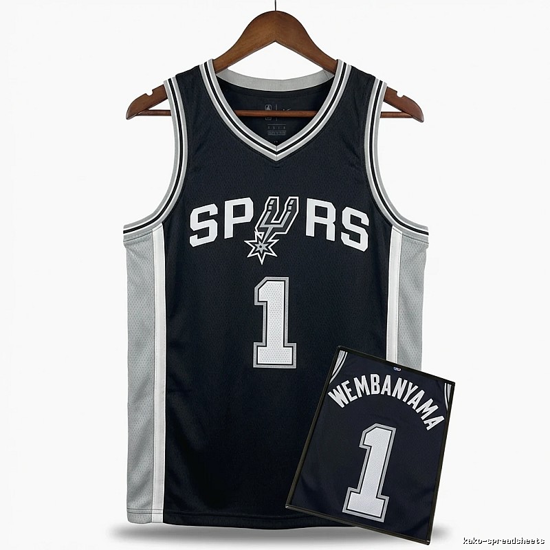 Spurs' Wembanyama-style jersey