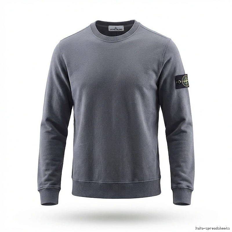 Stone Island basic grey sweatshirt
