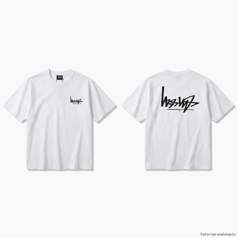 Stussy basic simple white T-shirt