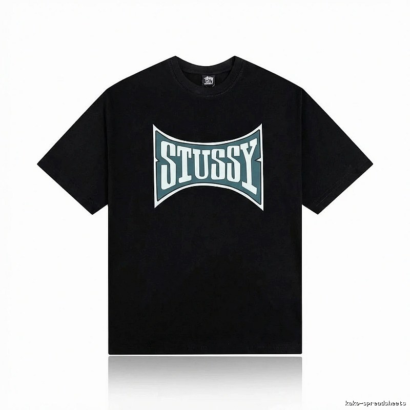 Stussy classic black T-shirt