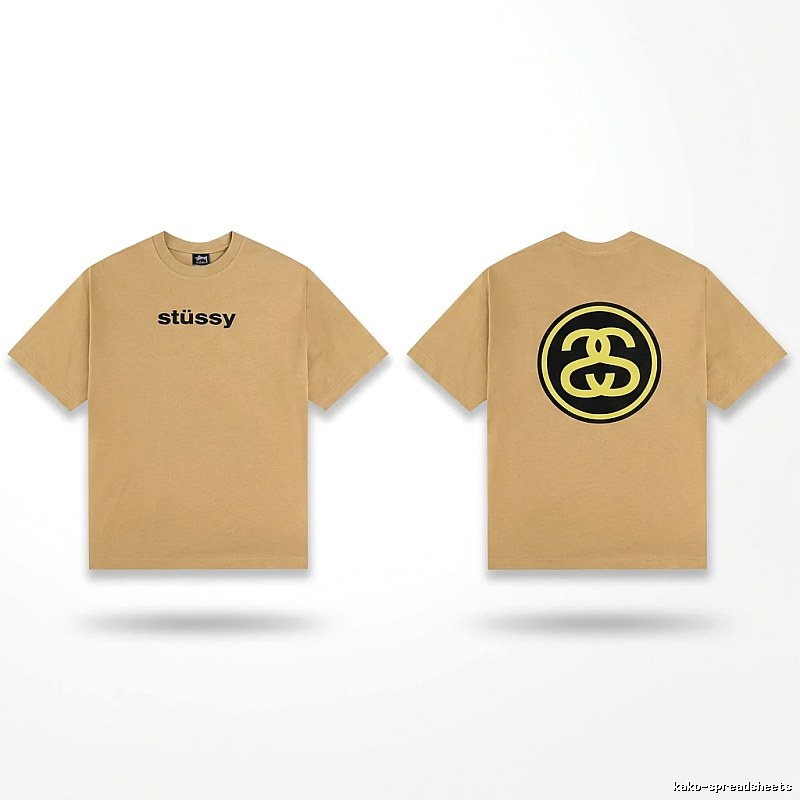Stussy classic khaki short-sleeve