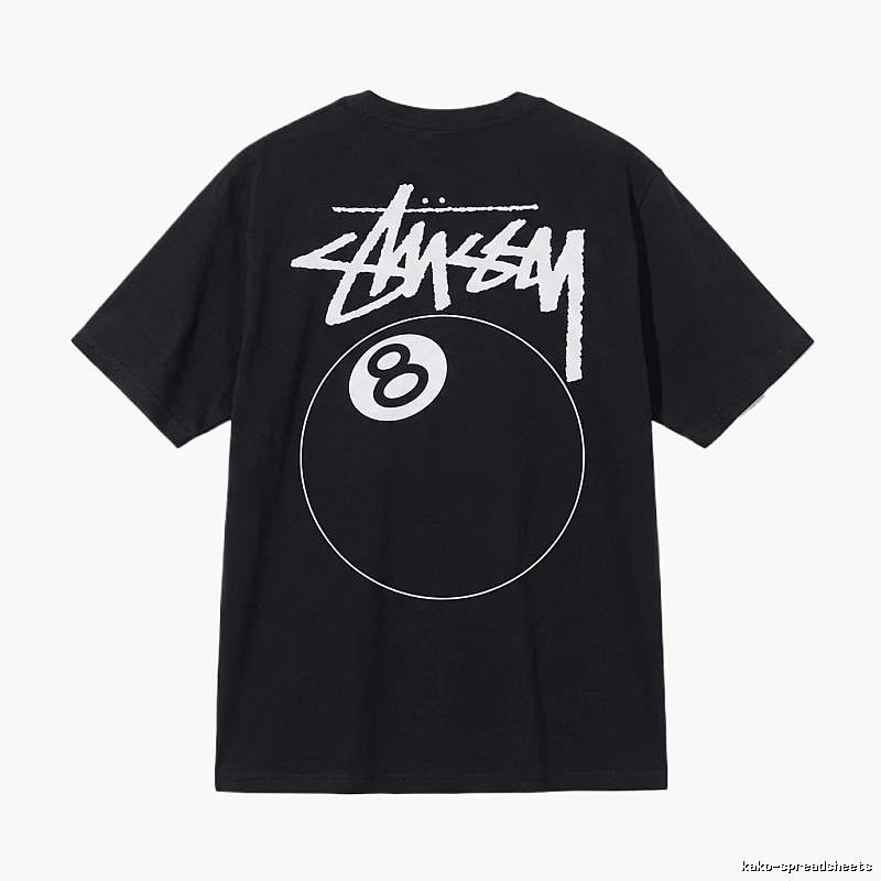 Stussy No. 8 Ball Style Black T-shirt