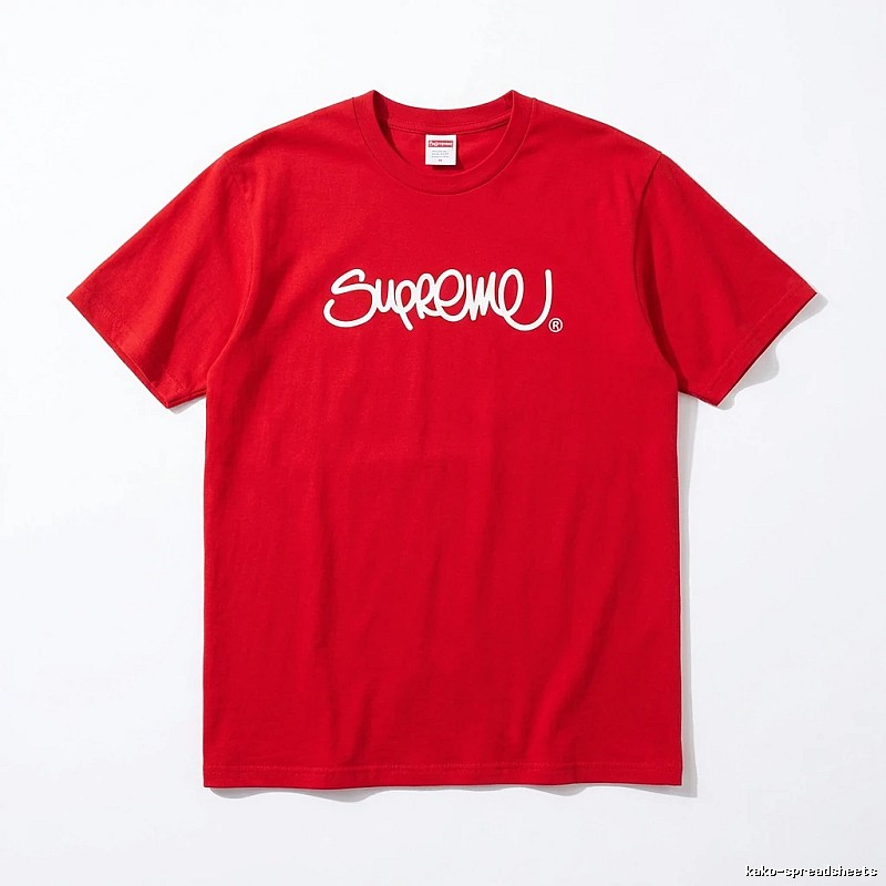 Supreme basic red T-shirt