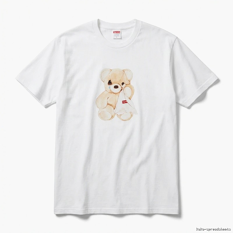 Supreme Bear Trend Brand White T-shirt