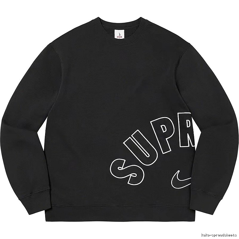 Supreme Resort Logo hoodie Gray Red Oversized with Premium Look