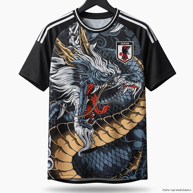 Tokyo Ghoul Dragon Pattern Black Short-sleeve Shirt