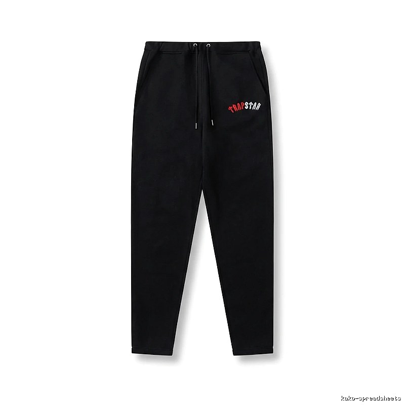 Trapstar minimalist style black sweatpants