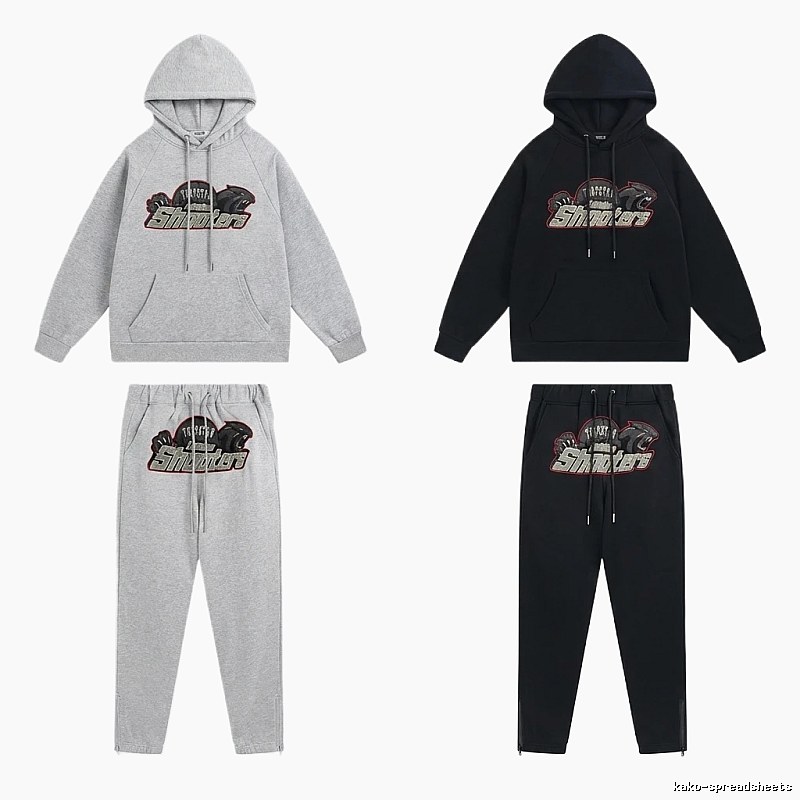 Trapstar sporty grey/black suit set