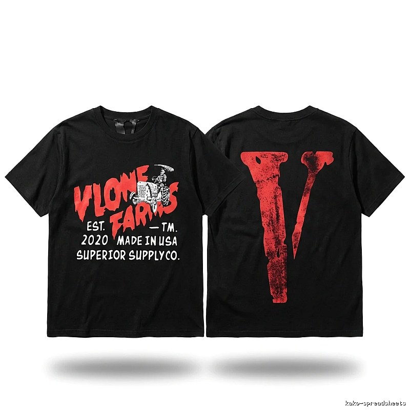 Vlone retro-style black T-shirt