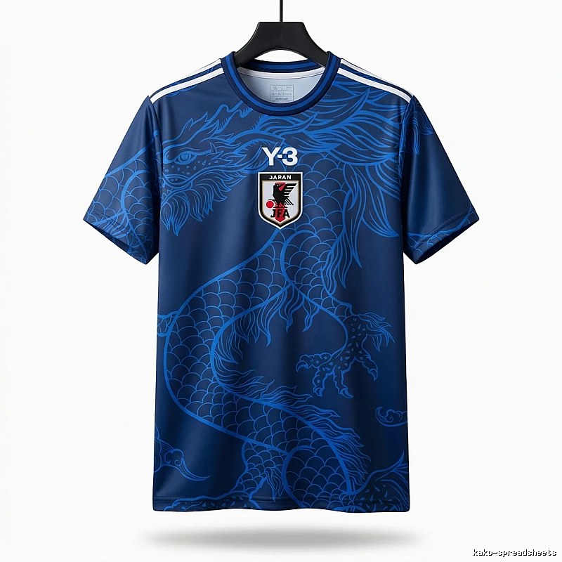 Y - 3 Tokyo Ghoul Series Deep Blue T - Shirt
