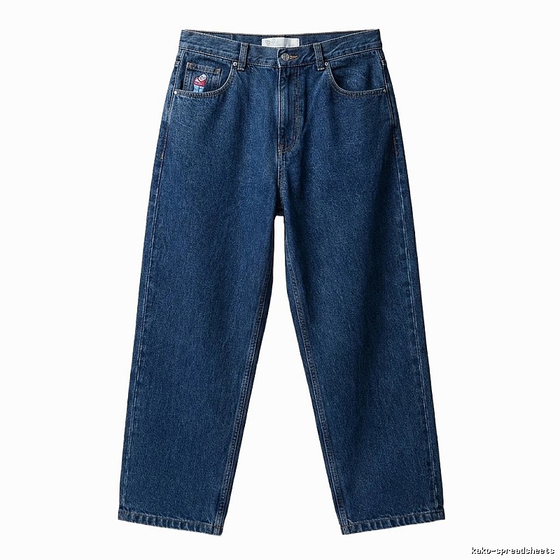 Y2K dark blue jeans