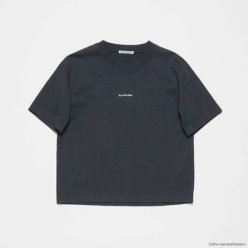 Acne Studios 2090-80 Black Style Ac908042 Stockholm Logo T-Shirt Logo Detail