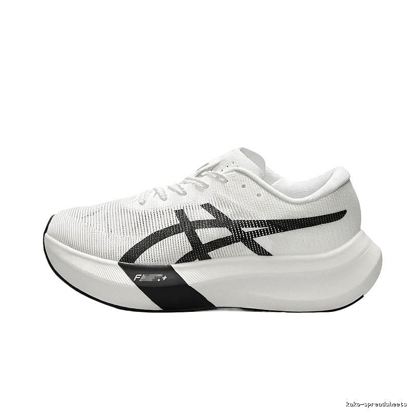 ASICS Speed Style Black and White Running Shoes