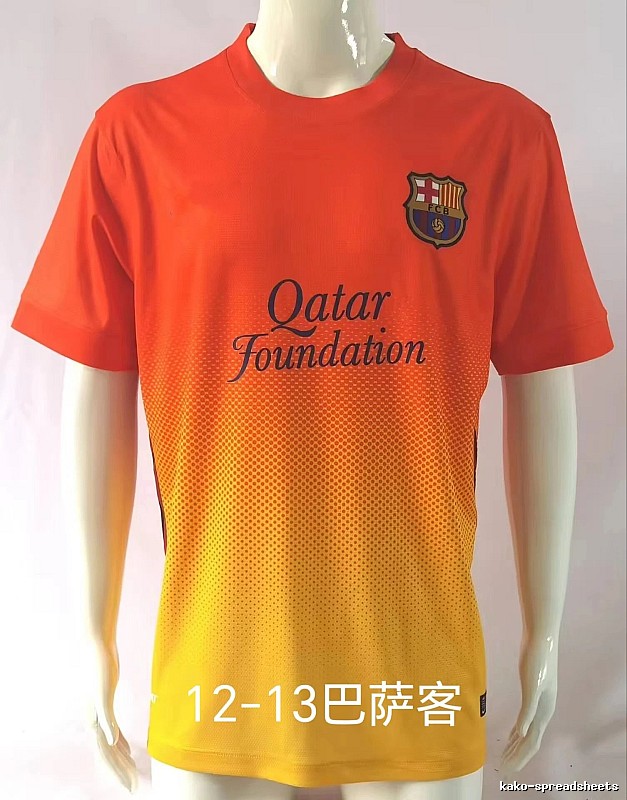 Barcelona Casual Retro soccer jersey Blue Red Barcelona for Comfortable Styling