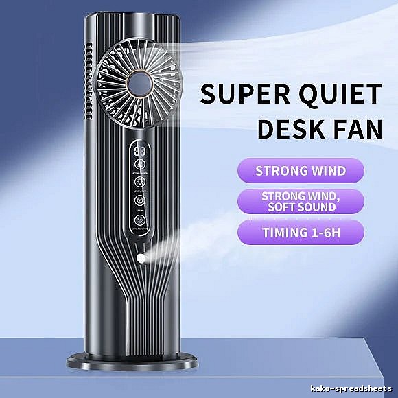 Compact Cooling Handheld Turbo Fan Black English Packaging