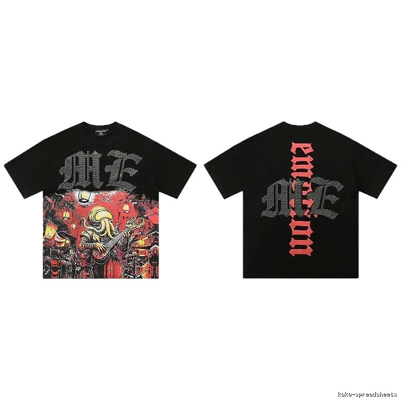 Mixed Emotion Cthulhu Gothic Style Black T-Shirt